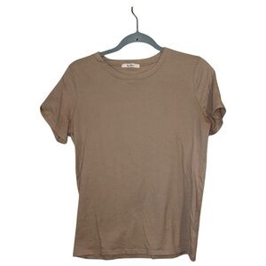 💡Tres Bien Tan Crew Neck T-Shirt